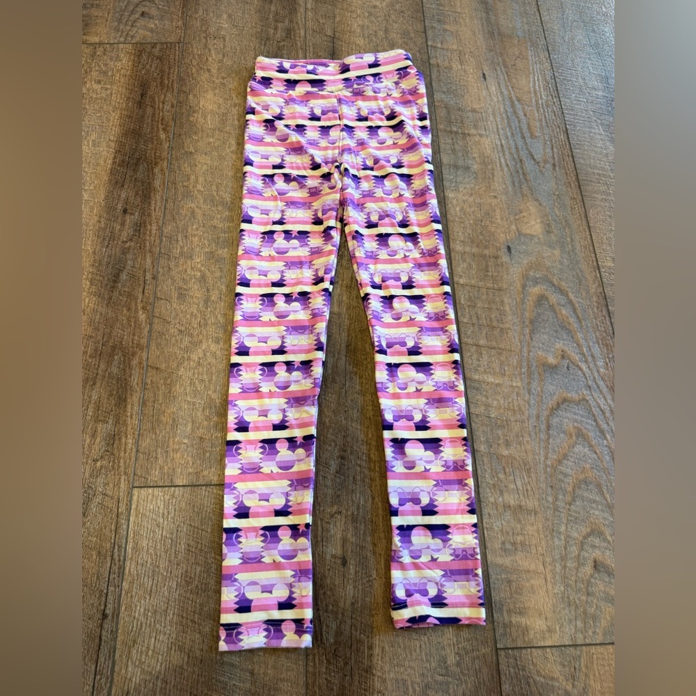 New LuLaRoe Youth Leggings Minnie Mouse Disney Size Large/XL